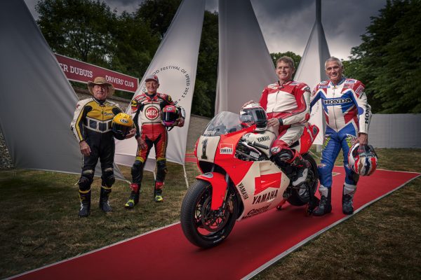 Goodwood Festival of Speed Wayne Rainey, Kenny Roberts, Mick Doohan, Kevin Schwantz Harniman Photographer