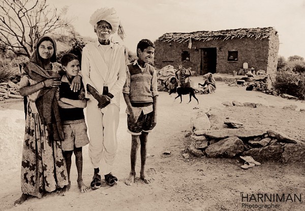 People portrait in India