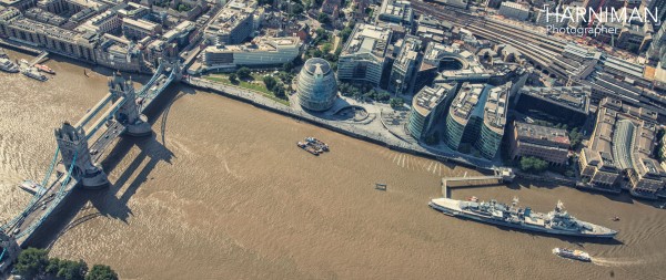 London, Helicopter view