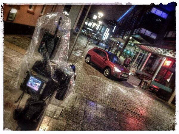 Mitsubishi ASX BTS getting rained on again, this time in the city!