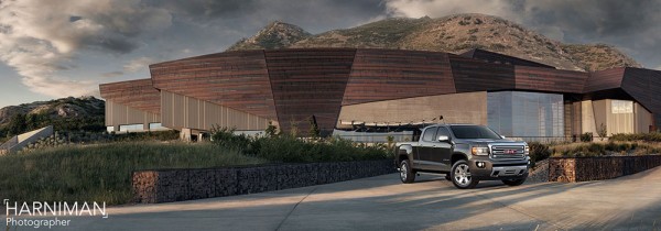 GMC 2015 Canyon in one of the less remote locations.